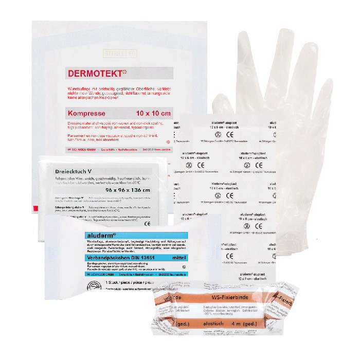 First Aid Training Kit, Module 2, in accordance with DGUV 304-001
