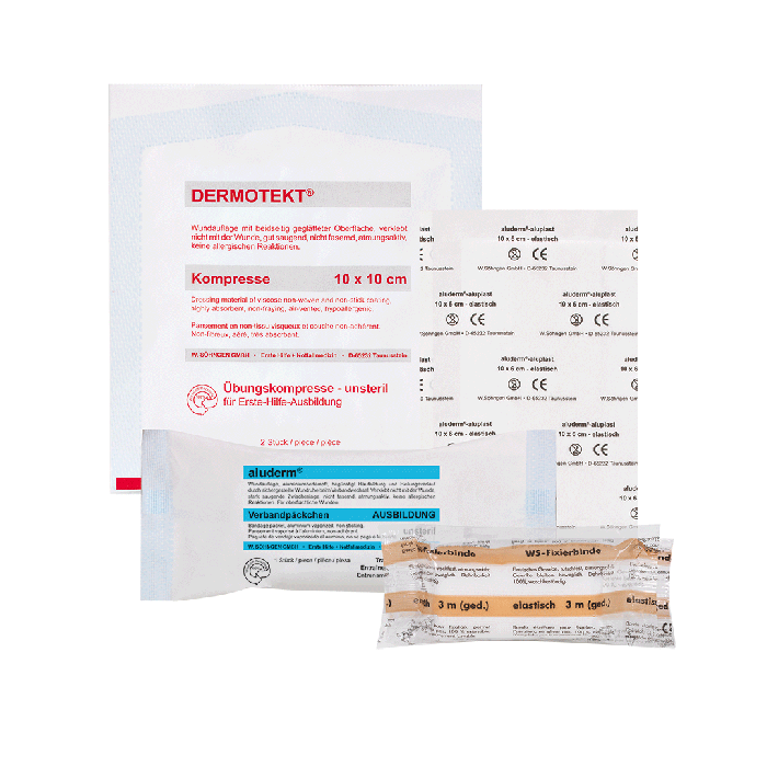 First Aid Training Kit, Type C, Pack of 50