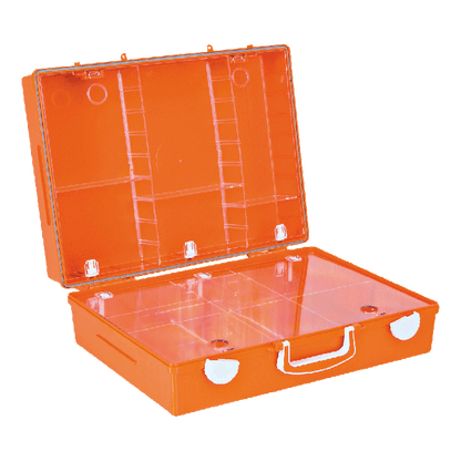 MT-CD First Aid Kit, Empty, Orange, "First Aid" Print
