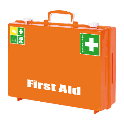 MT-CD First Aid Kit, Empty, Orange, "First Aid" Print
