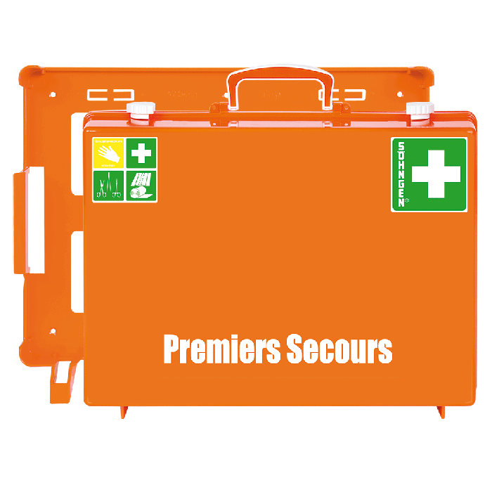 MT-CD Industry Standard Plus First Aid Kit, Orange, Premiers Secours