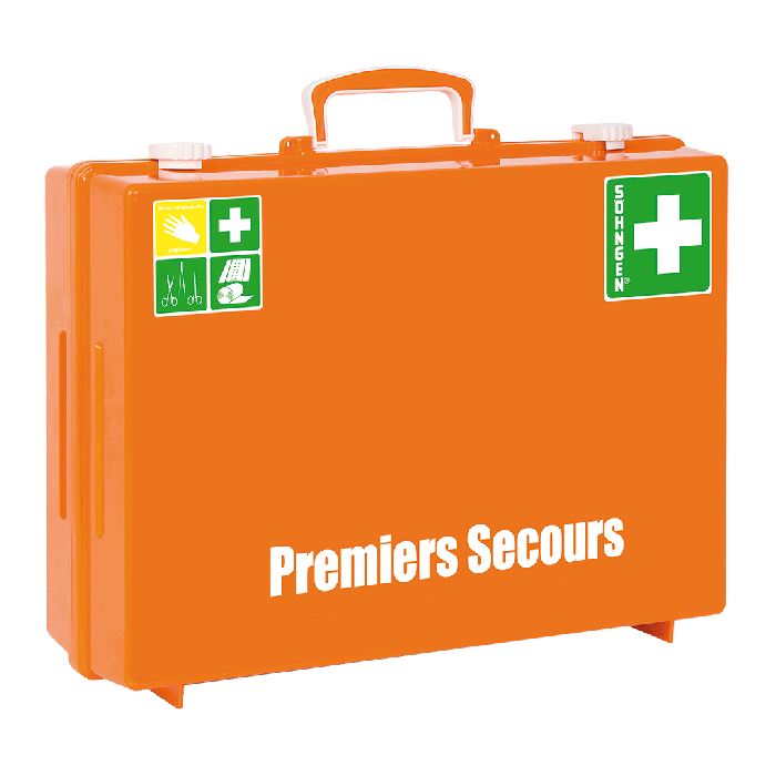 MT-CD Industry Standard Plus First Aid Kit, Orange, Premiers Secours