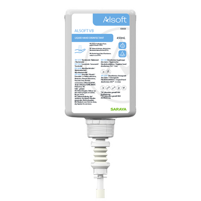 Saraya Alsoft VB hand disinfection