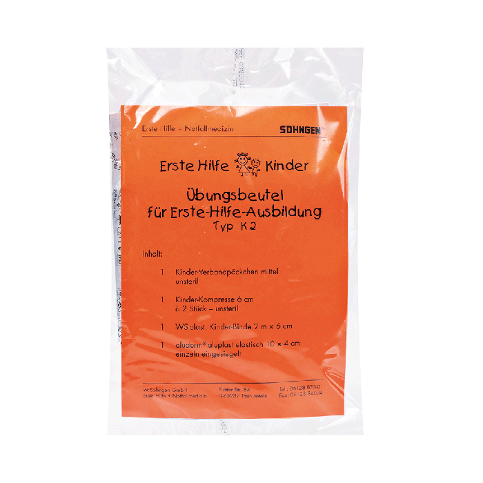 First Aid Training Kit for Children, Type K 2