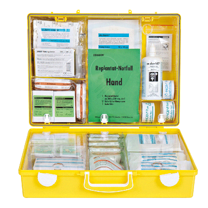 MT-CD Yellow Extra+ First Aid Kit with Contents Compliant with ÖNORM Z 1020 2 PLUS