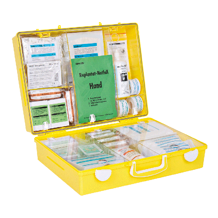 MT-CD Yellow Extra+ First Aid Kit with Contents Compliant with ÖNORM Z 1020 2 PLUS