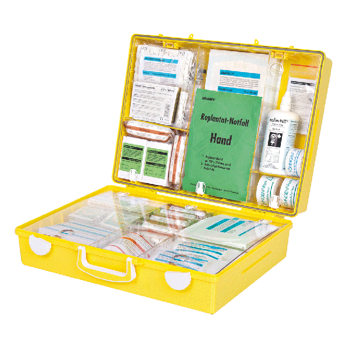 MT-CD Yellow Extra+ First Aid Kit with Contents Compliant with ÖNORM Z 1020 2 PLUS