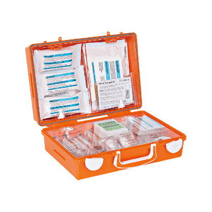 SN-CD First Aid Kit, Orange, with Contents Compliant with ÖNORM Z 1020 1