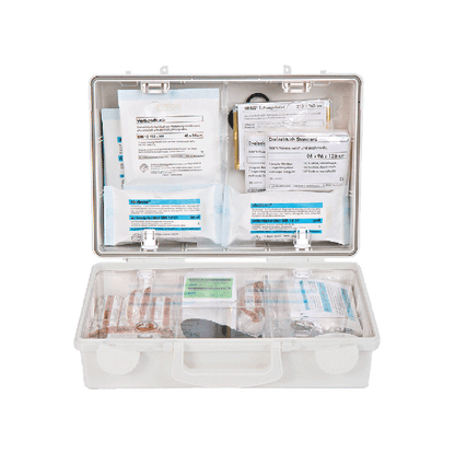 SN-CD First Aid Kit, White, with Contents Compliant with ÖNORM Z 1020 1