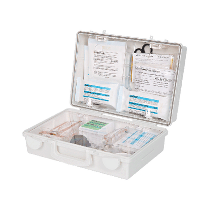 SN-CD First Aid Kit, White, with Contents Compliant with ÖNORM Z 1020 1