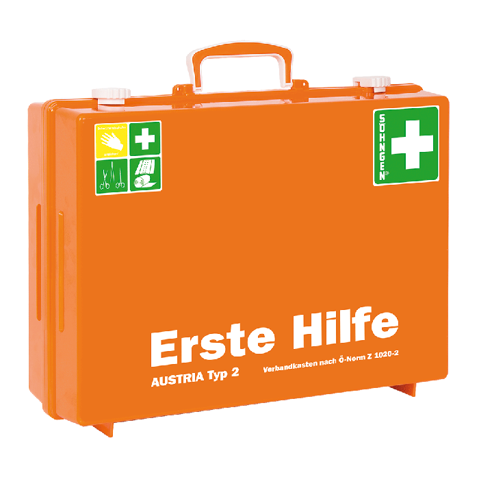 MT-CD First Aid Kit, Orange, with Contents Compliant with ÖNORM Z 1020 2