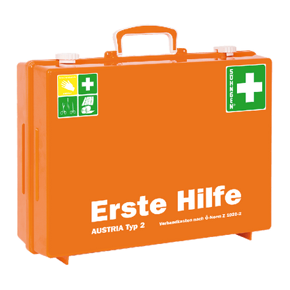 MT-CD First Aid Kit, Orange, with Contents Compliant with ÖNORM Z 1020 2
