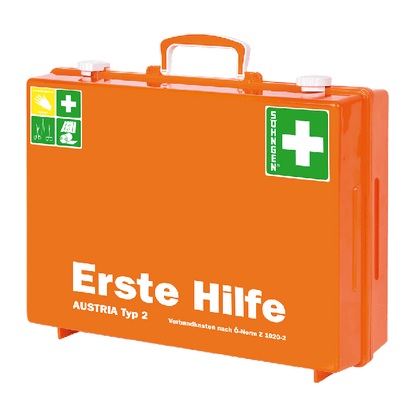 MT-CD First Aid Kit, Orange, with Contents Compliant with ÖNORM Z 1020 2