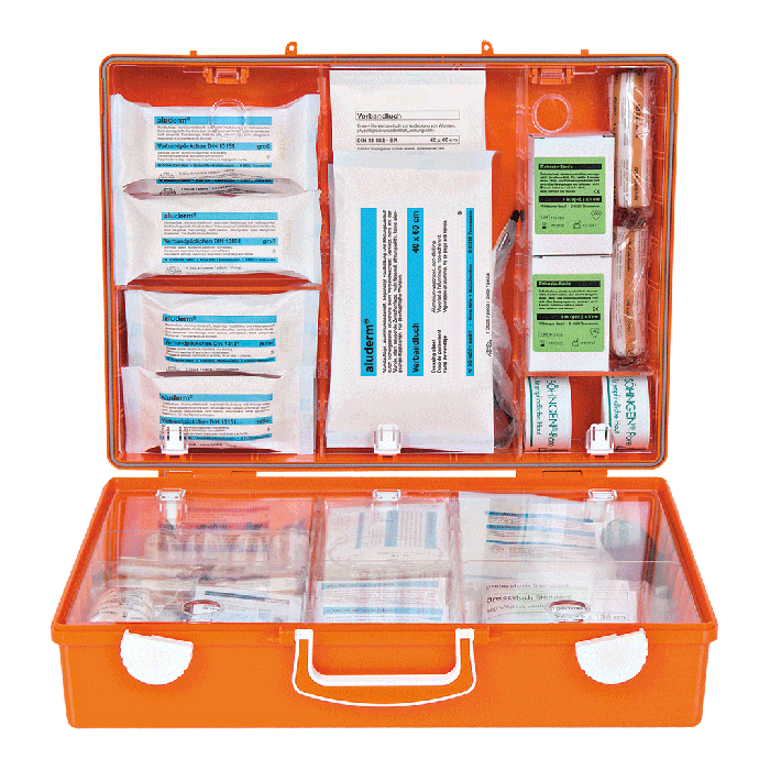 MT-CD First Aid Kit, Orange, with Contents Compliant with ÖNORM Z 1020 2