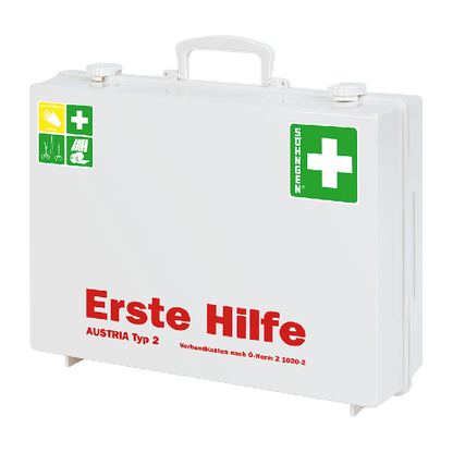 MT-CD First Aid Kit, White, with Contents Compliant with ÖNORM Z 1020 2