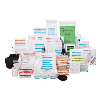 First Aid Kit Contents in Accordance with ÖNORM Z1020 2 Plus Extension