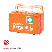 Orange First Aid Kit DYNAMIC-GLOW S ÖNORM Z 1020-1