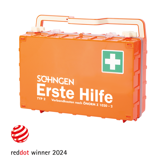 Orange First Aid Kit, DYNAMIC-GLOW L, ÖNORM Z 1020-2