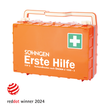 Orange First Aid Kit, DYNAMIC-GLOW L, ÖNORM Z 1020-2