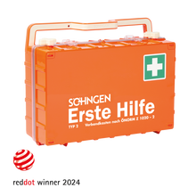 Orange First Aid Kit, DYNAMIC-GLOW L, ÖNORM Z 1020-2
