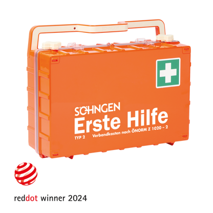 Orange First Aid Kit, DYNAMIC-GLOW L, ÖNORM Z 1020-2