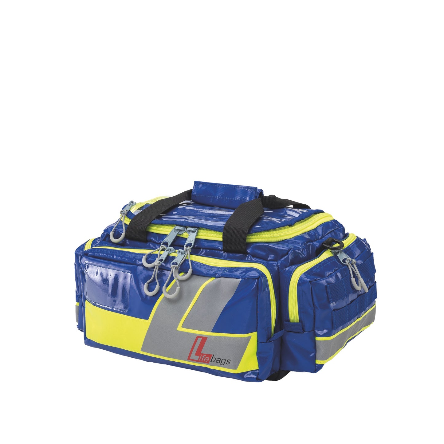 Lifebag S blue, including 1 utility pocket and 2 side pockets