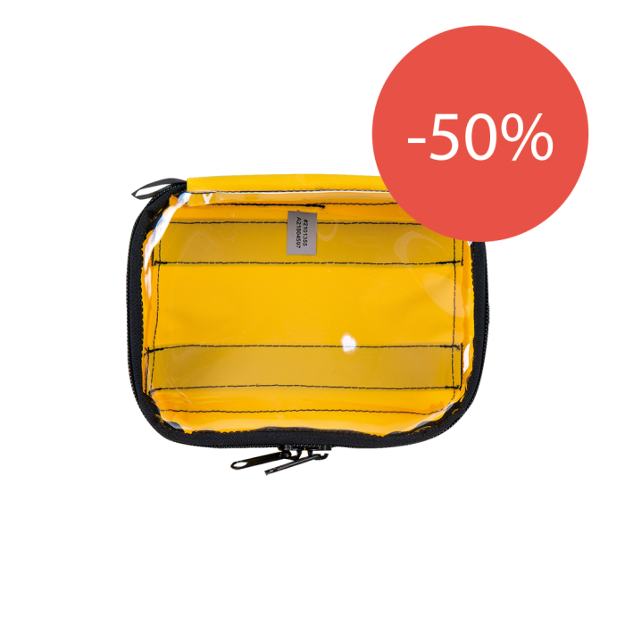 Small Backpack Pockets, 16 x 12 x 5 cm, Yellow