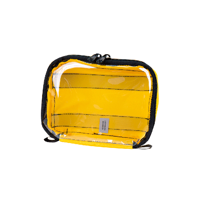 Small Backpack Pockets, 16 x 12 x 5 cm, Yellow