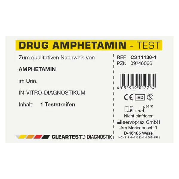 Cleartest drug test benzodiazepines individual test | Piece (1 test)