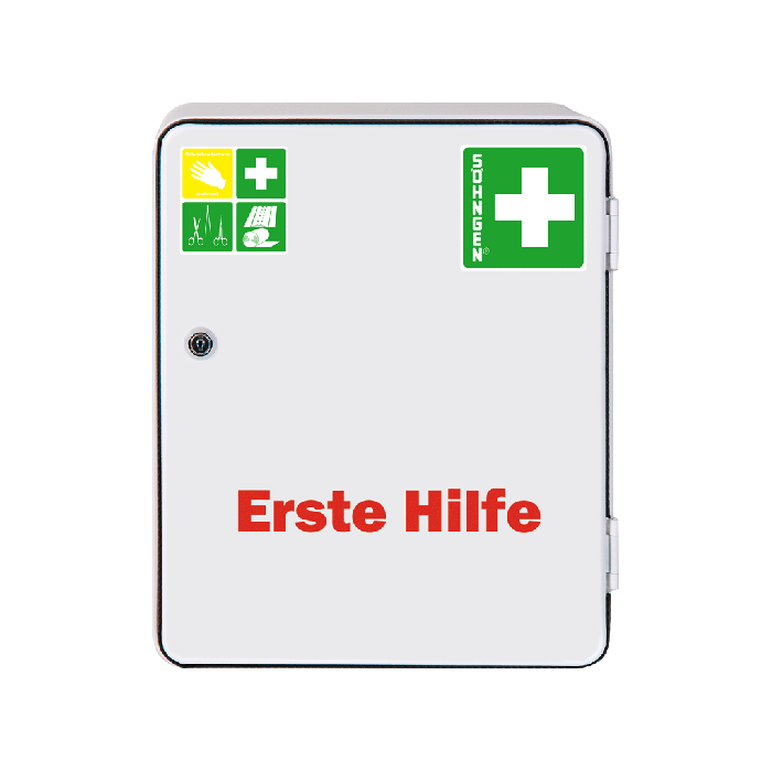 HEIDELBERG Standard First Aid Cabinet, White