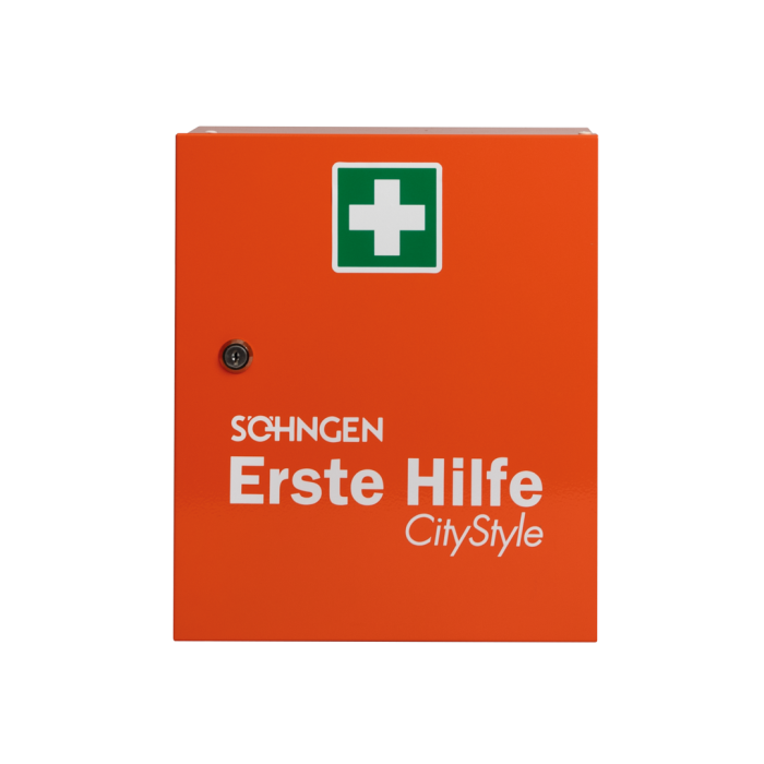 HEIDELBERG City Style Standard Orange First Aid Cabinet