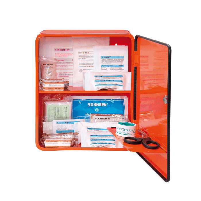 HEIDELBERG City Style Standard Orange First Aid Cabinet