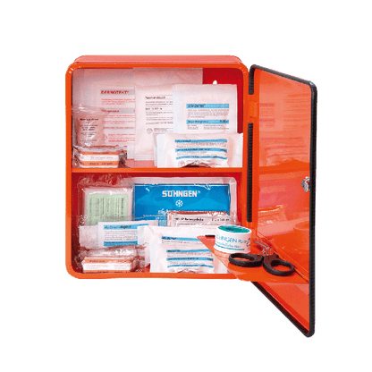 HEIDELBERG City Style Standard Orange First Aid Cabinet