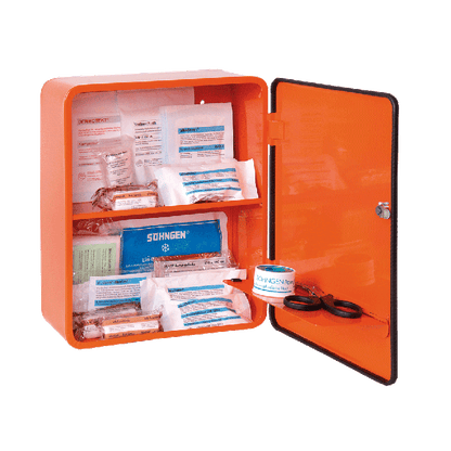 HEIDELBERG City Style Standard Orange First Aid Cabinet