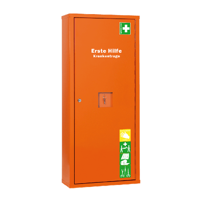 ANBAUSAFE First Aid Stretcher, Orange, Filled