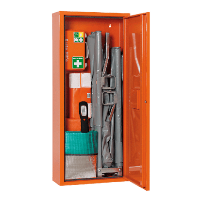 ANBAUSAFE First Aid Stretcher, Orange, Filled