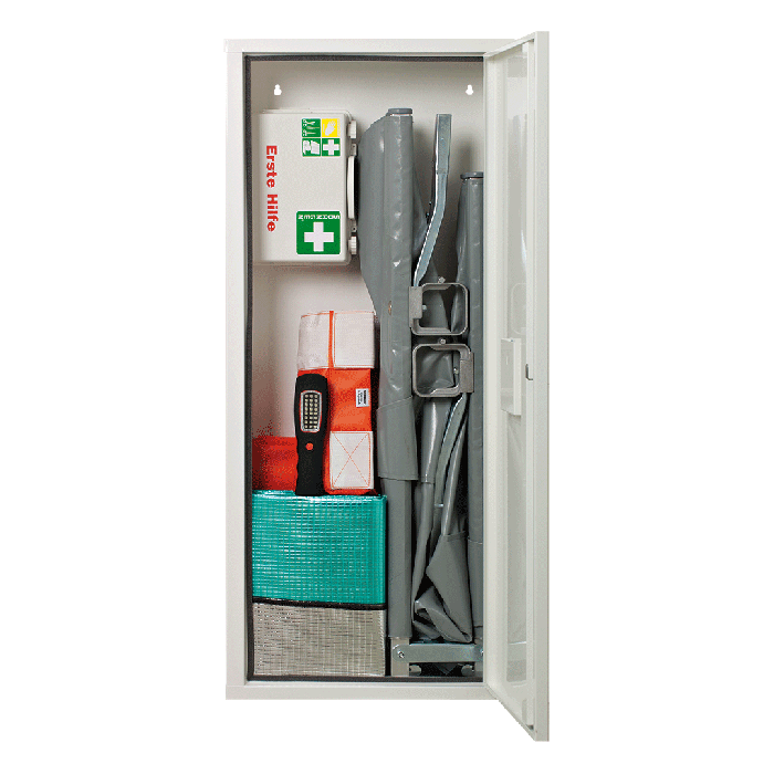 ANBAUSAFE First Aid Stretcher, White, Filled