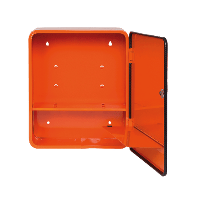 HEIDELBERG City Style First Aid Cabinet, Orange, Empty
