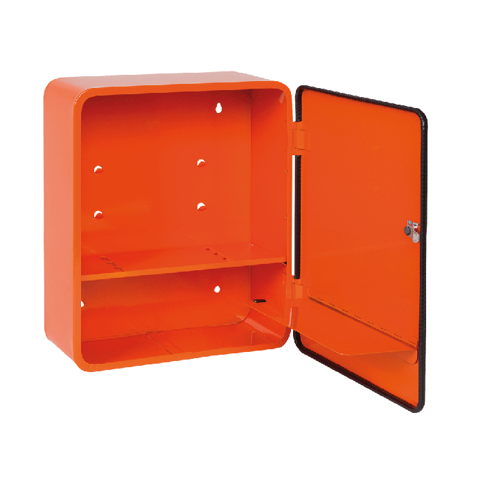 HEIDELBERG City Style First Aid Cabinet, Orange, Empty