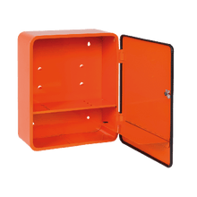 HEIDELBERG City Style First Aid Cabinet, Orange, Empty
