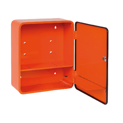 HEIDELBERG City Style First Aid Cabinet, Orange, Empty