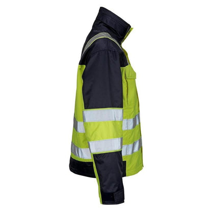MASCOT® Genova winter jacket, hi-vis yellow/navy