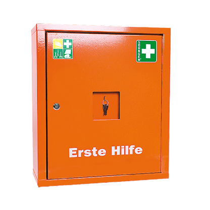 EUROSAFE First Aid Cabinet, Industrial Standard, Orange