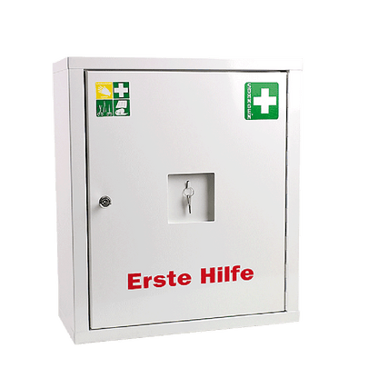 EUROSAFE First Aid Cabinet, Industrial Standard, White
