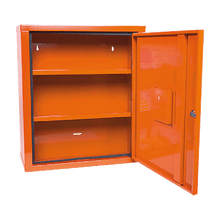 EUROSAFE First Aid Cabinet, Empty, Orange