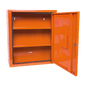 EUROSAFE First Aid Cabinet, Empty, Orange