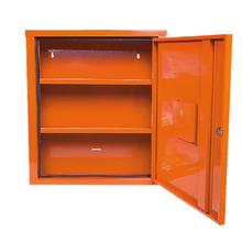 EUROSAFE First Aid Cabinet, Empty, Orange