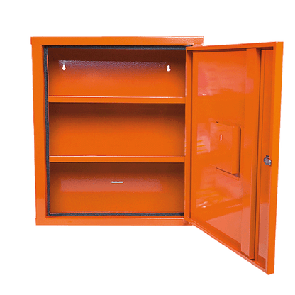 EUROSAFE First Aid Cabinet, Empty, Orange