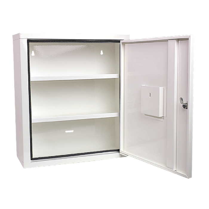 EUROSAFE First Aid Cabinet, Empty, White