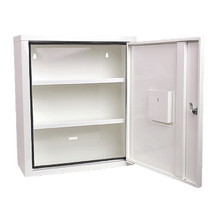 EUROSAFE First Aid Cabinet, Empty, White